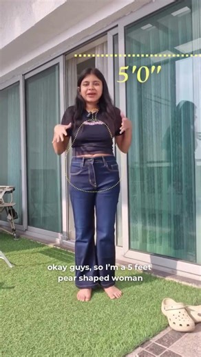 Perfect #Jeans for #ShortGirls mil gayi guys #funfashion #fashion #outfitideas #haulvideo #petite