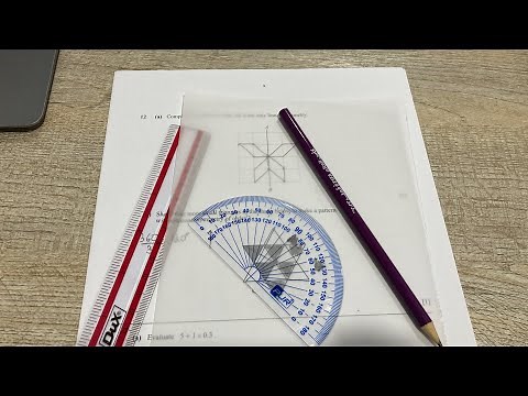 O level Math - Rotational symmetry with tracing paper an alternate method