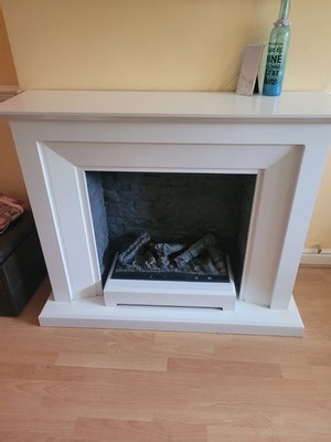 Napoli Opti-Myst Electric Fireplace Suite  | eBay UK