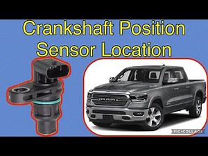 Crankshaft Position Sensor location on a 2020 Dodge Ram 5.7L