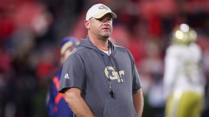 Georgia Tech's Brent Key visibly heartbroken after tough loss vs Georgia