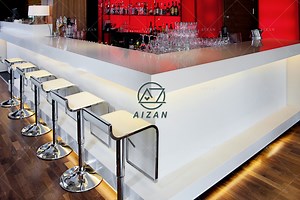 [Hot Item] White Modern Hotel Bar Counter Contemporary Design Cocktail Bar Counter