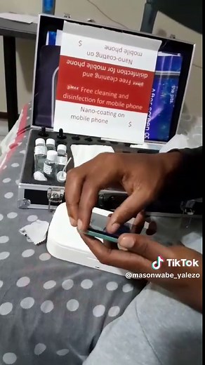 Nano liquid screen protector. R150 for front and camera. R300 for for thewhole phone. #Nanoliquidscreenprotecor #screenprotector #keepyourphonecoverd