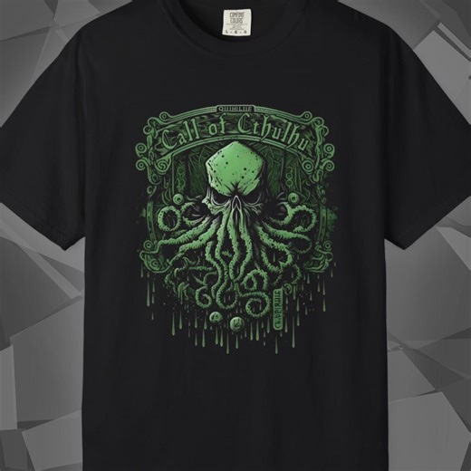 Call of Cthulhu RPG Shirt | Eldritch Horror Tee | Lovecraft Cthulhu TTRPG Gift - Etsy