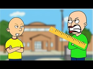Caillou Escapes Baldi's Basics Detention/Ungrounded