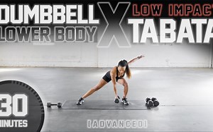 【Juice & Toya】30分下肢臀腿力量训练 TABATA矩阵减脂｜「低冲击 but 高阶动作练习」_哔哩哔哩_bilibili