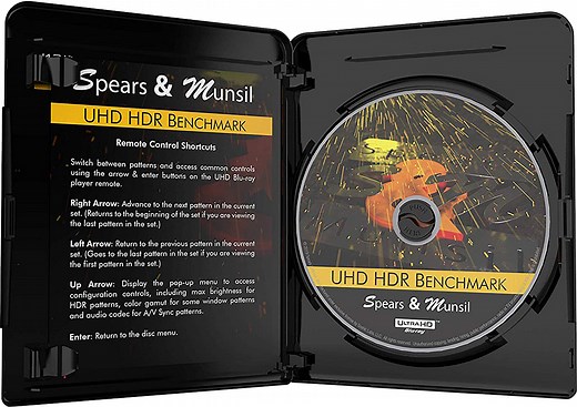 Spears & Munsil 4K UHD HDR Benchmark calibration Blu-ray - Son-Vidéo.com: blog