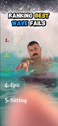 Ranking Best Wave Fails #fyp #funny #beach
