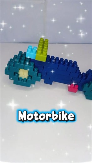 This Mini Blocks Motorbike is Too Perfect… #lego #stopmotion #oddlyblocks #blocks #bricks #toys #fyp
