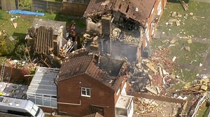 House explosion scene in Kent