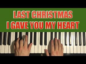 Wham! - Last Christmas (Piano Tutorial Lesson)
