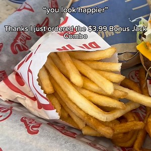 1.1M views · 209 reactions | Had to see what the hype was all about  Try my Bonus Jack Combo for just $3.99! | Jack in the Box | Facebook