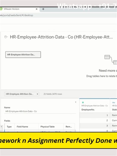Southern New Hampshire University MBA699 - Strategic Opportunity Management Tableau Project HR Employee Attrition Data