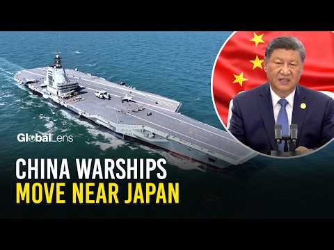 China Sends Warships Near Japan As Taiwan Strait Tensions Surge