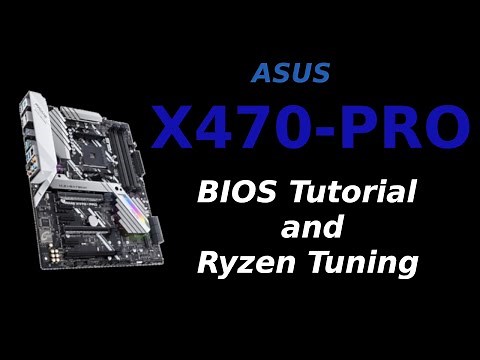 ASUS X470-Pro Bios and Overclocking