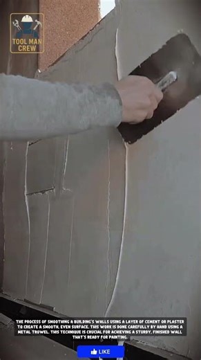 How to Smooth Concrete Walls Like a Pro | Plastering Tutorial #InteriorFinishing