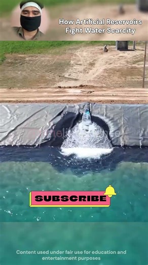 How Artificial Reservoirs Fight Water Scarcity #ArtificialReservoir #WaterManagement #SaveWater