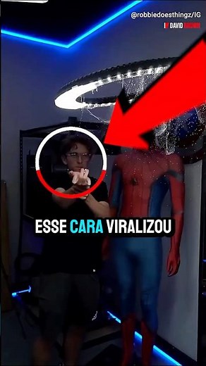 He became Spider-Man in real life 😳🕷️ - #spiderman #marvel