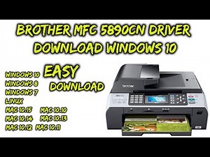 Brother MFC 5890CN Driver Download Windows 10
