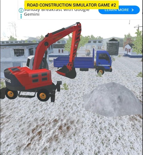 Road Construction Simulator Game | #2 #constructionsimulator #roadconstruction