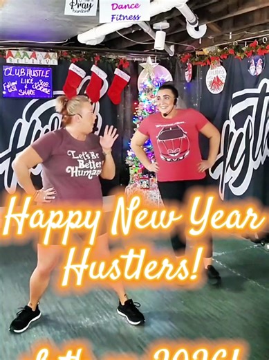 Happy New Year Hustlers 😘 #HustleDanceFitness #believeinyou #keepitsassy #letsgo2026 #happynewyear @Alicia (Hustle) Rogers @Sabrinakayr @Hustle Dance Fitness