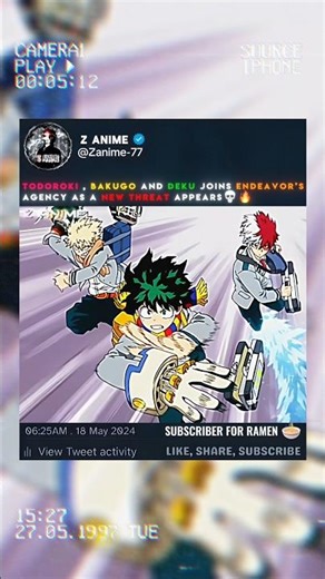 Endeavor Leads The Deadly Trio 🥶🔥 #myheroacademia #mha #anime #animeedit