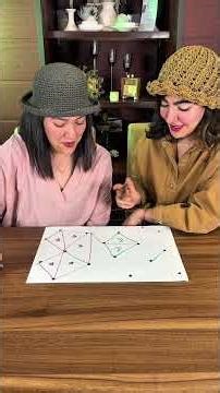 Who can draw the most triangles? #game #challenge