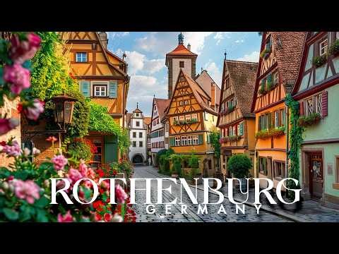 ❤️ The Most Beautiful Fairytale Village in Germany - Rothenburg Will Take your Breath Away