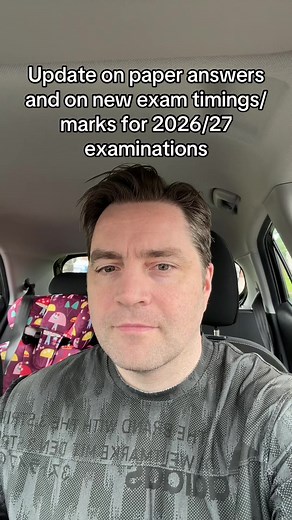 Update on 2026/27 Biology Exam Timings and Marks