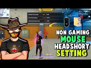 Best Secret Settings For NON GAMING Mouse Auto Headshot Free Fire PC | Bluestacks 5 | Msi