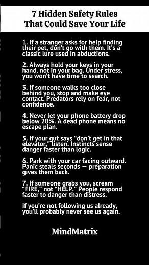 7 Hidden Safety Rules That Could Save Your Life...