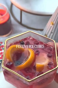 Elevate Your Drinks With Festive Orange-Spiced Ice Cubes