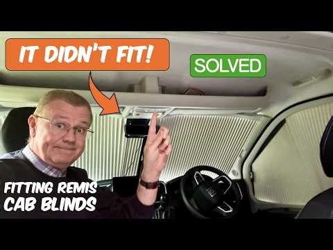 Installing Remis Blinds Fiat Ducato 2025... But It Didn’t Go To Plan!