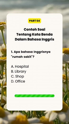 PART 64: Contoh soal bahasa inggris tentang benda #inggris #bahasainggris #belajarbahasainggris #vocabulary