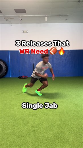 WRs, stop getting locked up at the line 🚫👀 Here’s 3 simple releases ANY receiver can use to beat DBs off the line 🔥🏈 #fyp #explore #viral #footballtiktok #athlete