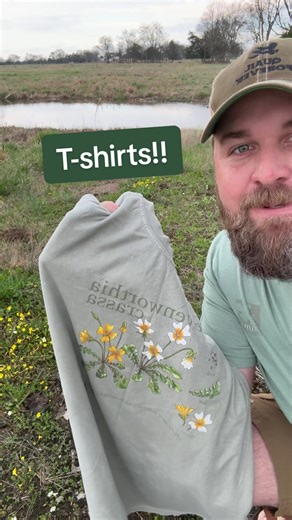 Alabama has some incredible ecosystems and our limestone glades in the Moulton valley are by far my favorite! That’s why we started this T-shirt collection showcasing the rare wildflower species found here!!#nativehabitatproject #conservation #grasslands #leavenworthiacrassa