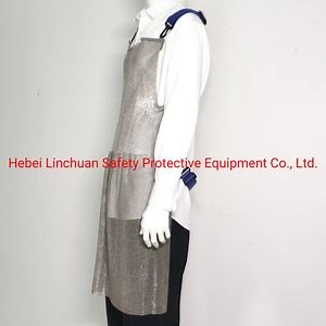 [Hot Item] Stainless Steel Chain Mail Metal Mesh Apron for Slaughterhouse Tools Protect Form Cutting