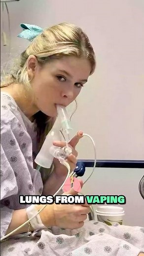 Teenage girl gets popcorn lung from vaping #teens #vape #health