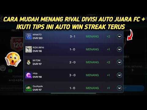 EASY WAY TO WIN 50+ STAR FC IN RIVALS VERSUS ATTACK DIVISION, 1 ON 1, MANGER MODE