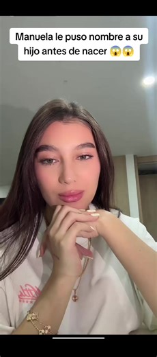 Manuela le puso nombre a su hijo antes de nacer