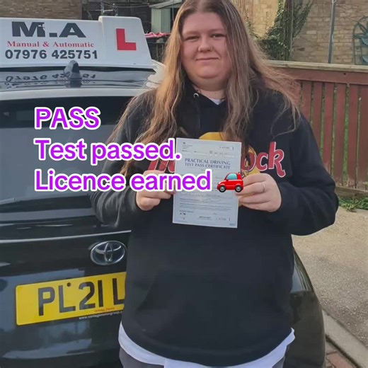 PASS NO. 39 ✅ Confidence built. Test passed. Licence earned 🚗 Sheffield 📍 MA Driving School #DrivingGoals #SheffieldDrivingLessons #Passed