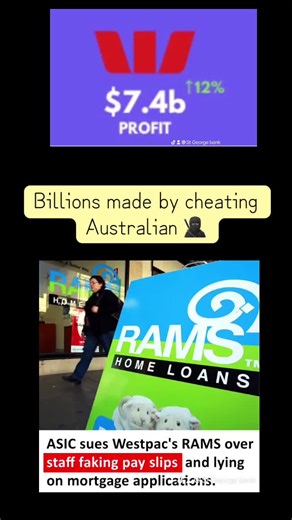 Westpac bank leaders in breaking the law and cheqting australian