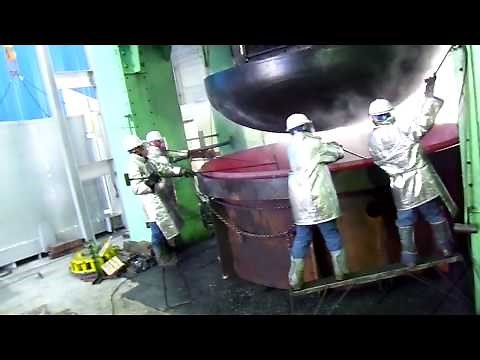 HOT Forming Press, Tank Head, Dish Head, Vessel, CIM Tech www.cim21c.com