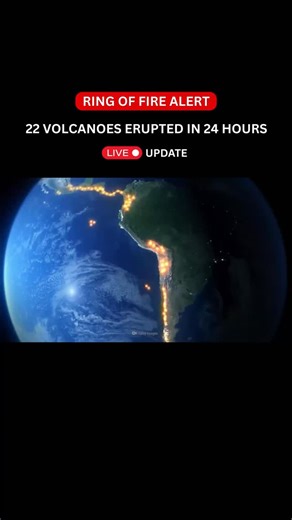 🚨 RING OF FIRE VOLCANOES ERUPTING ACROSS MULTIPLE REGIONS IN 24 HOURS 🚨 In the last 24 hours, volcanic activity has increased across the Ring of Fire, with multiple volcanoes erupting at the same time in different parts of the Pacific Rim. This is not a single isolated eruption. It is a pattern forming across several countries and tectonic zones 🌋. In Japan, Sakurajima continues producing eruptive events and ash plumes, showing that pressure beneath the volcano remains high. In Russia’s Kamch