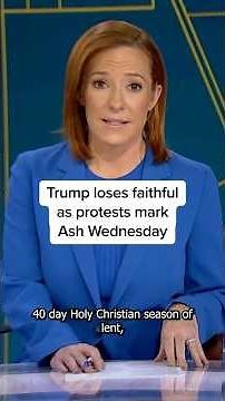 Trump loses faithful as protests mark Ash Wednesday
