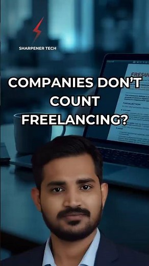 Companies Don’t Count Freelancing? #sharpenertech #freelancing #coding #podcast