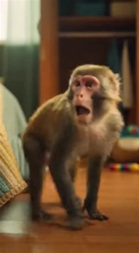 Momma monkey searching for her baby frantically! #Monkeyandme #babymonkey