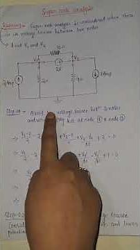 Supernode concept #electrical #network #e4electrical