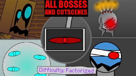 Factorized: All Bosses and Cutscenes (FACTORIZED Difficulty)