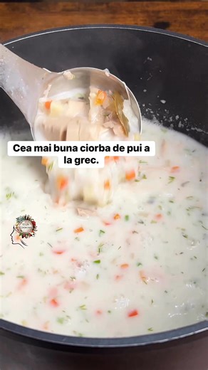 Ciorba de pui a la grec. #ciorbadepui #retete #ciorbe | Ella Cooking